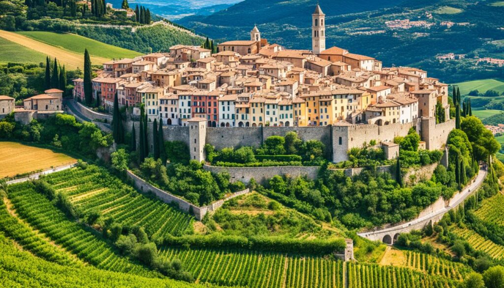 Italian hilltop towns