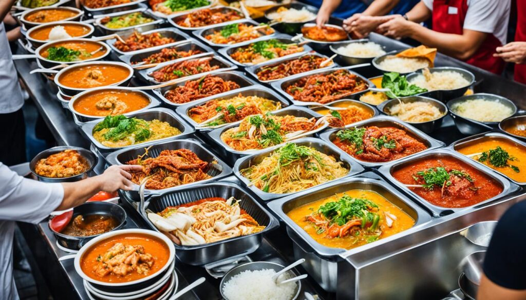 Singapore hawker center